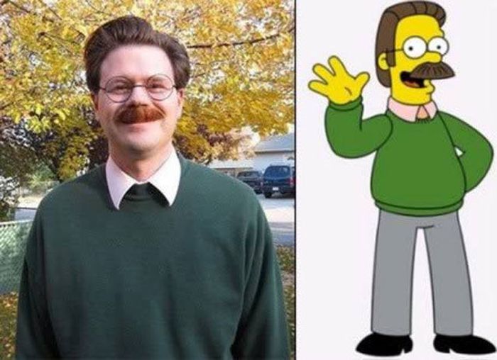 cartoon characters and their real life dopplegangers