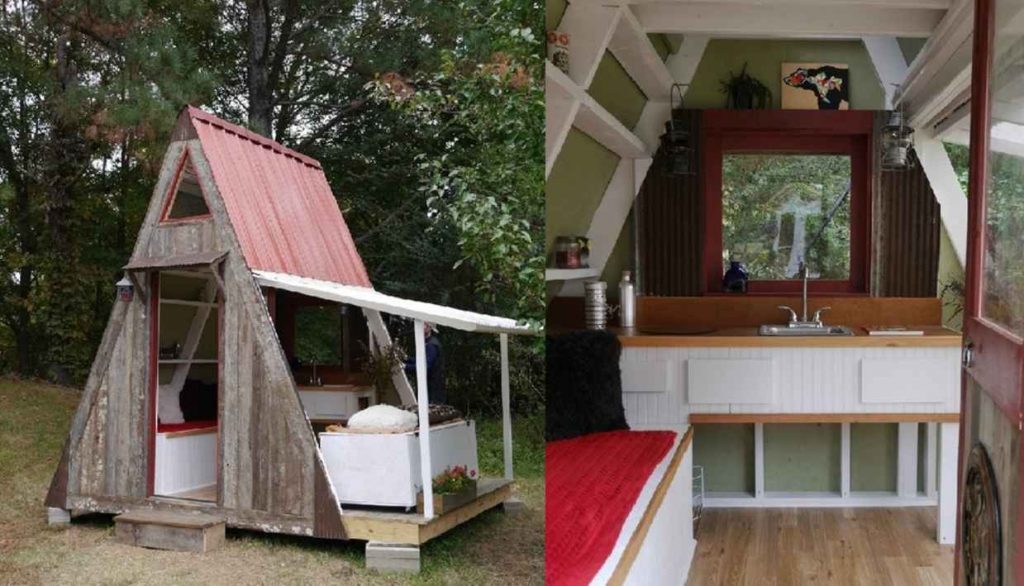 pack away a-frame house