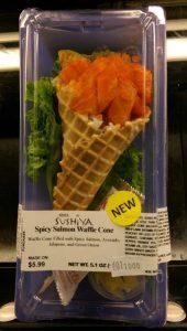 Spicy Sushi Waffle Cone