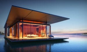 the floating house