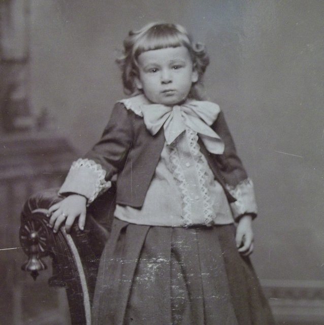 Victorian boy in a dress