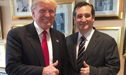 Ted Cruz and Trump