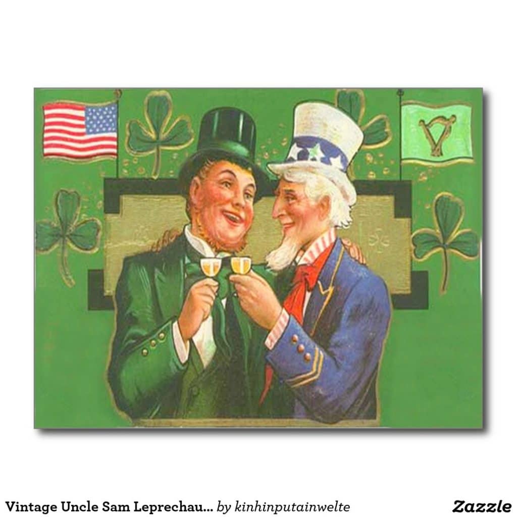 Uncle Sam and Leprechaun