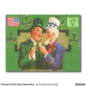 Uncle Sam and Leprechaun