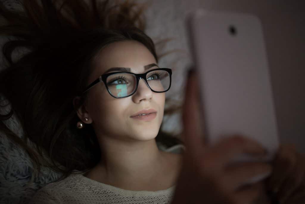 Woman Using Tablet