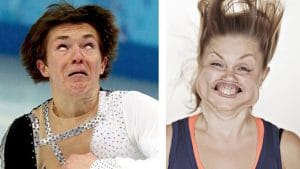 Hilarious Faces of Ice Skaters!